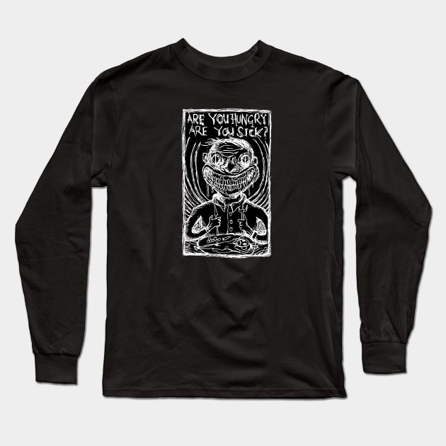 Are You Hungry - We suck Young Blood Illustrated Lyrics - Inverted Long Sleeve T-Shirt by bangart